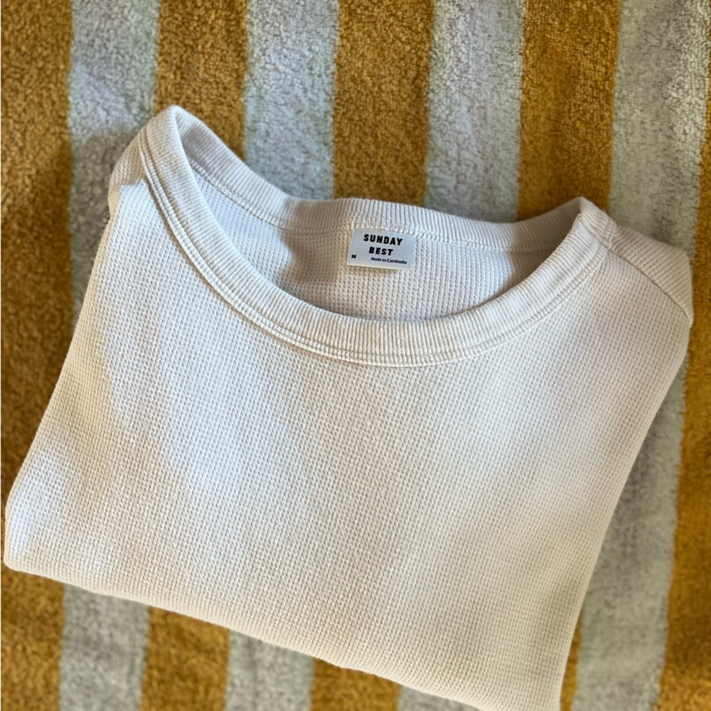 Aritzia Baby Waffle Long-Sleeve Tee - M